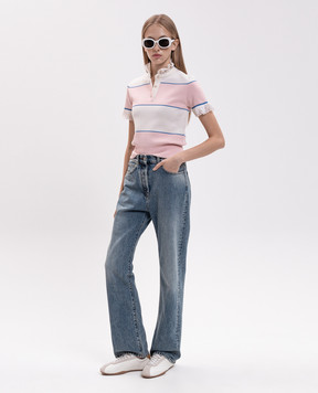 Alexander McQueen Striped top 870464Q1BG9