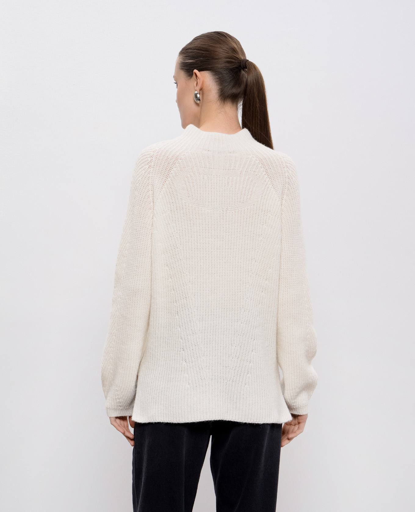 

White alpaca wool sweater Twinset
