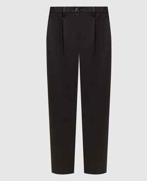 Marco Pescarolo Brown wool pants Zeza ZEZAD53Y19