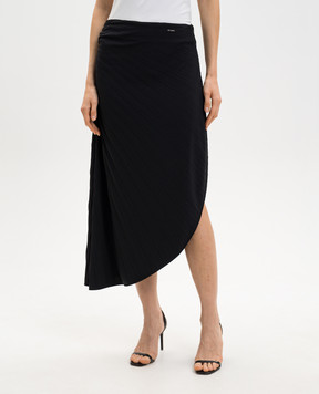 Twinset Black pleated skirt 261TE2040