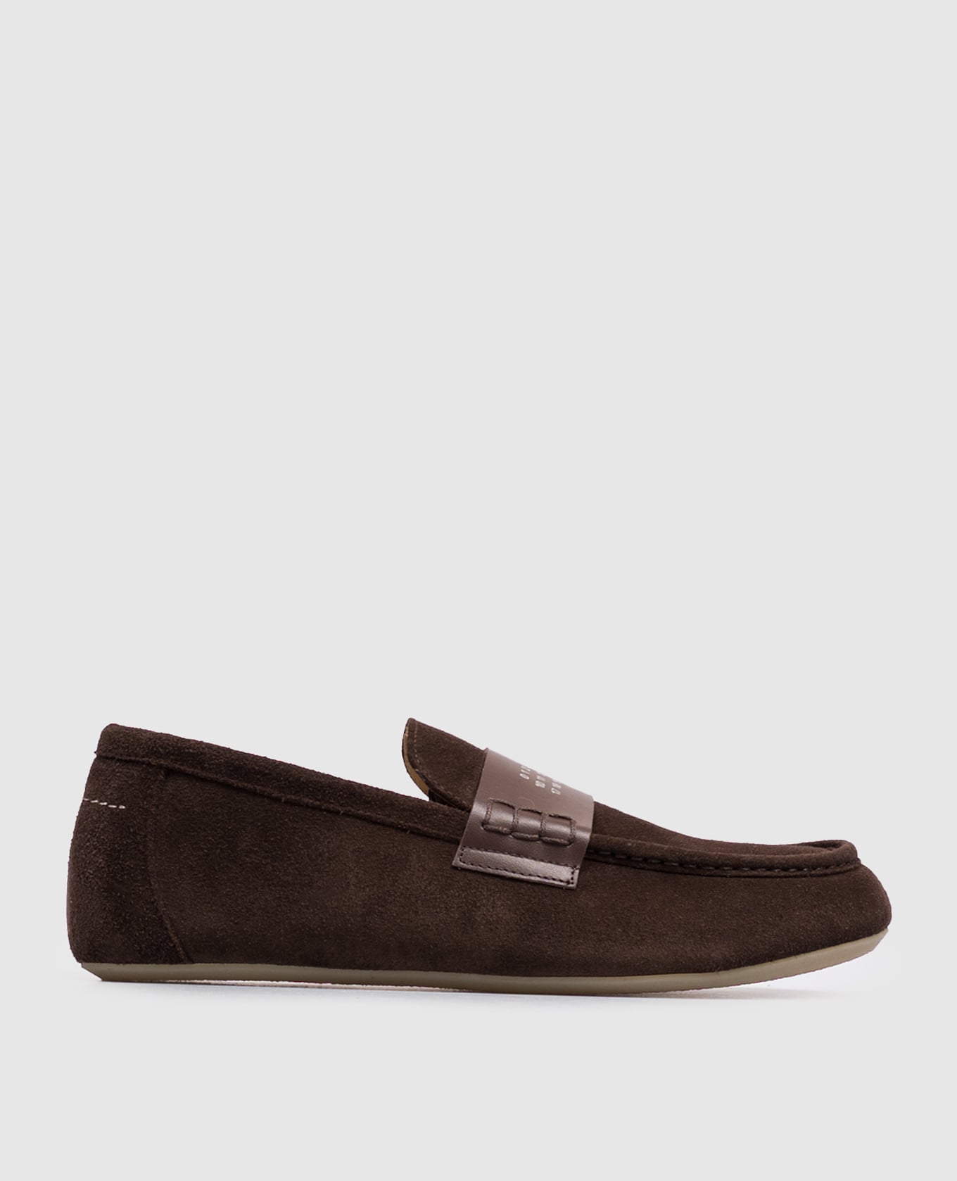 Black combination snooker shoes Maison Margiela MM6