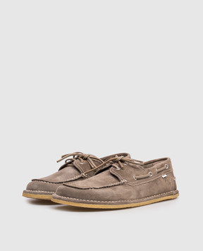 Ami Paris Brown suede topsiders USV830872