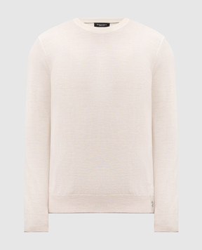 Stefano Ricci Ivory wool, silk and cashmere jumper KE08004G01E26374
