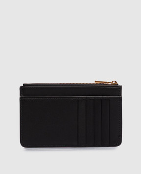 Dolce&Gabbana Black leather cardholder with logo BI1261A9S25