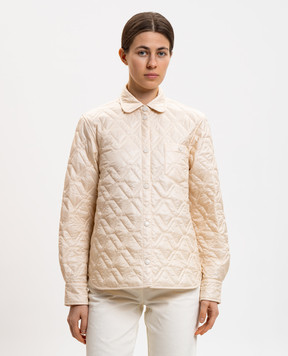 Moncler Beige jacket with logo L10932F00001788UY