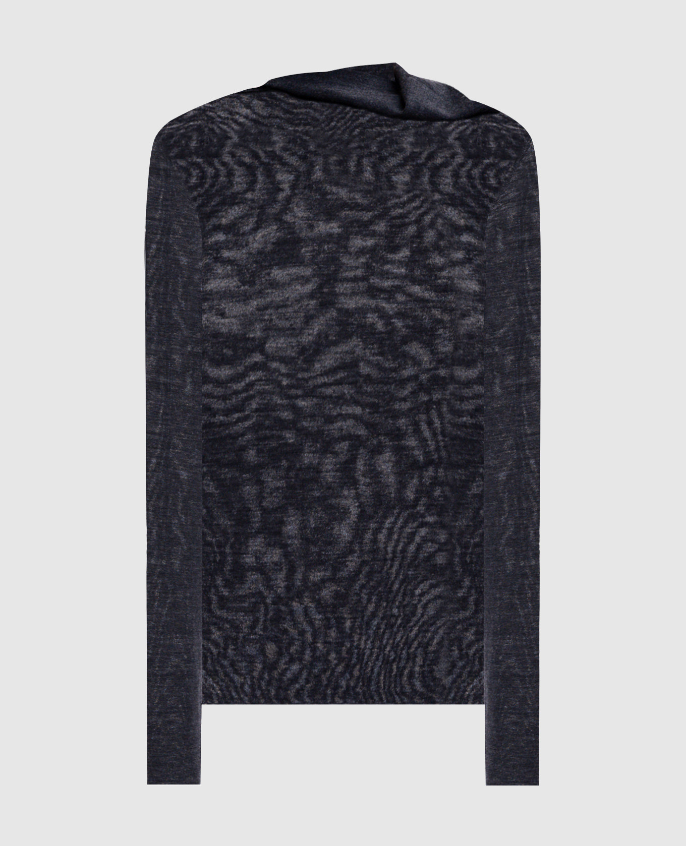 Gray wool jumper