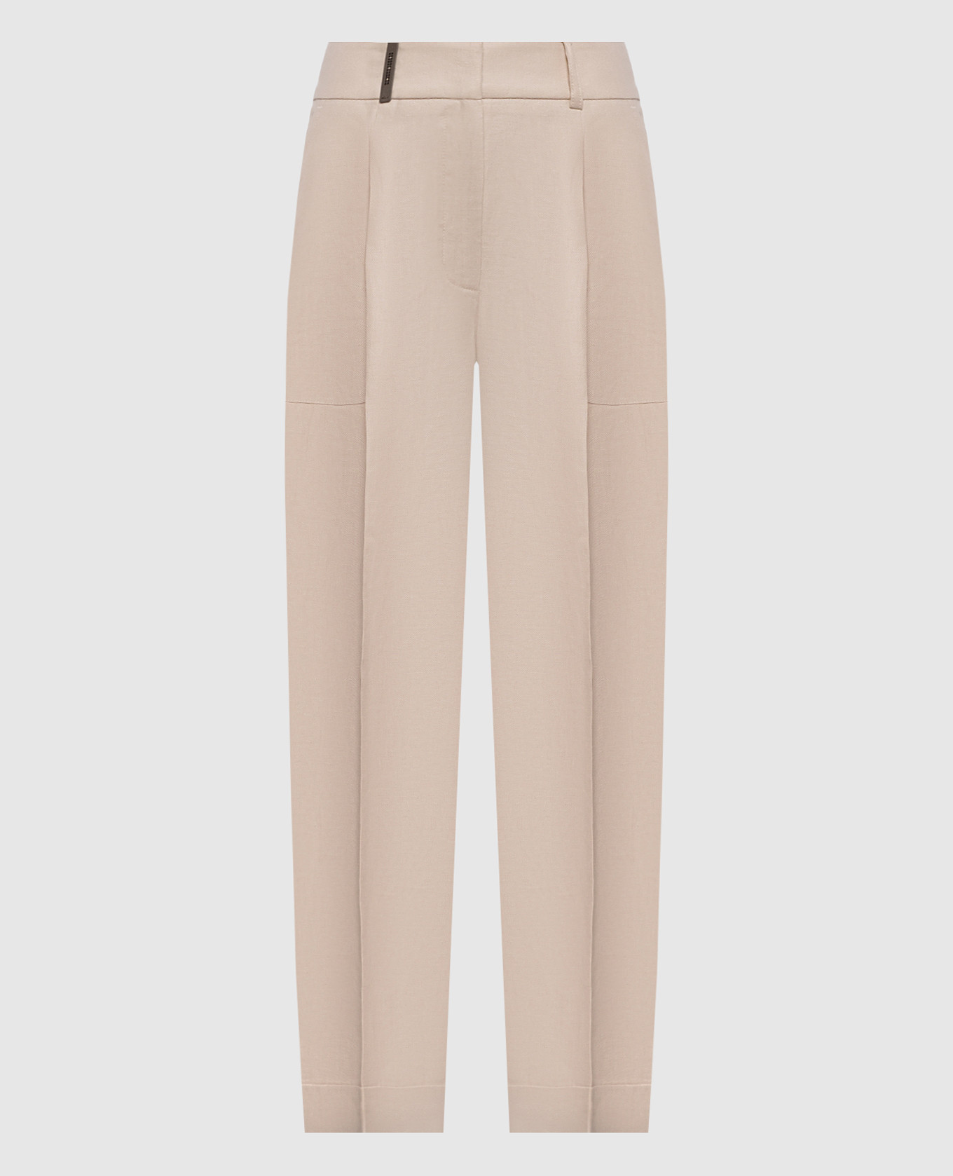 

Beige linen pants Peserico