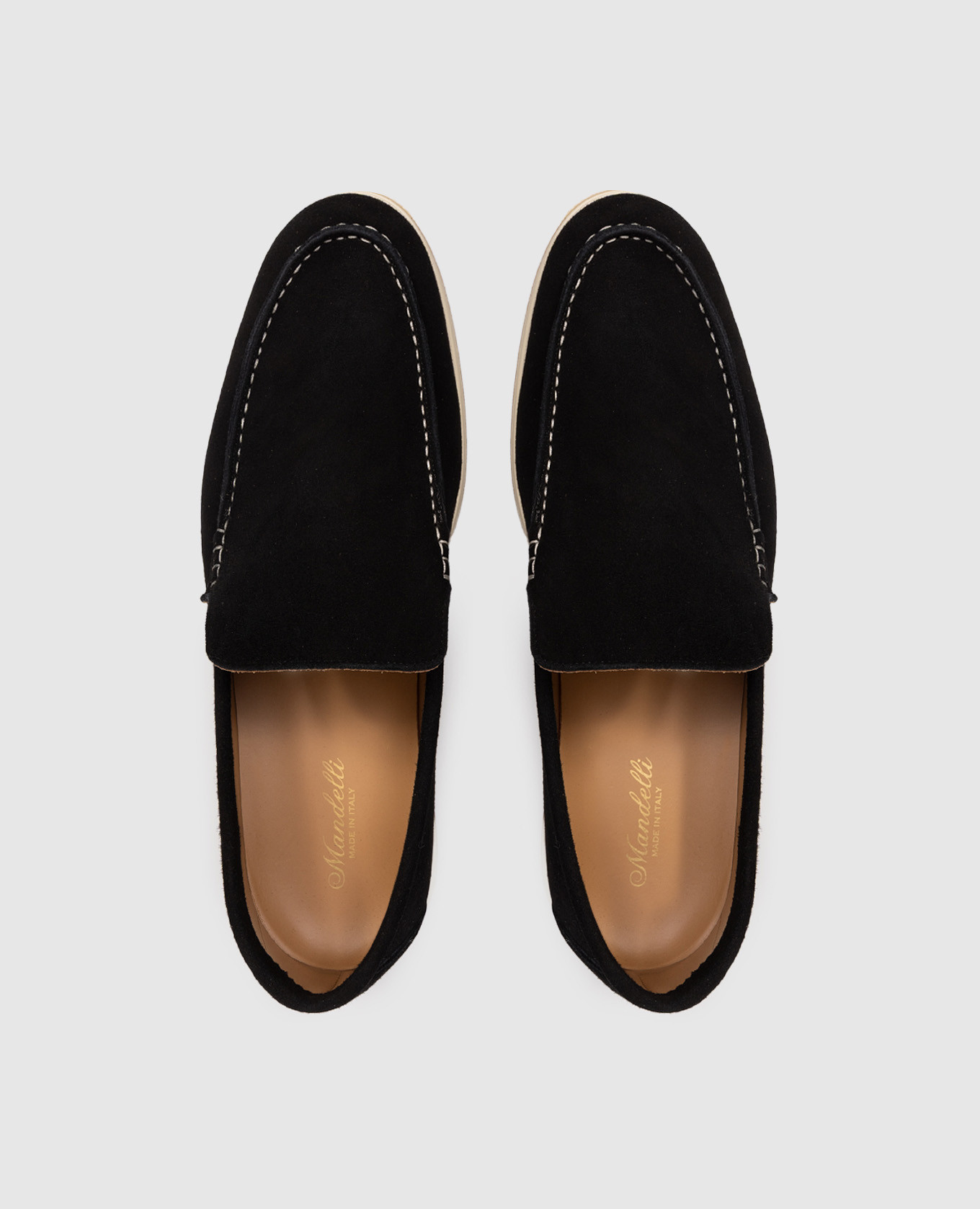 Black suede loafers Enrico Mandelli 4