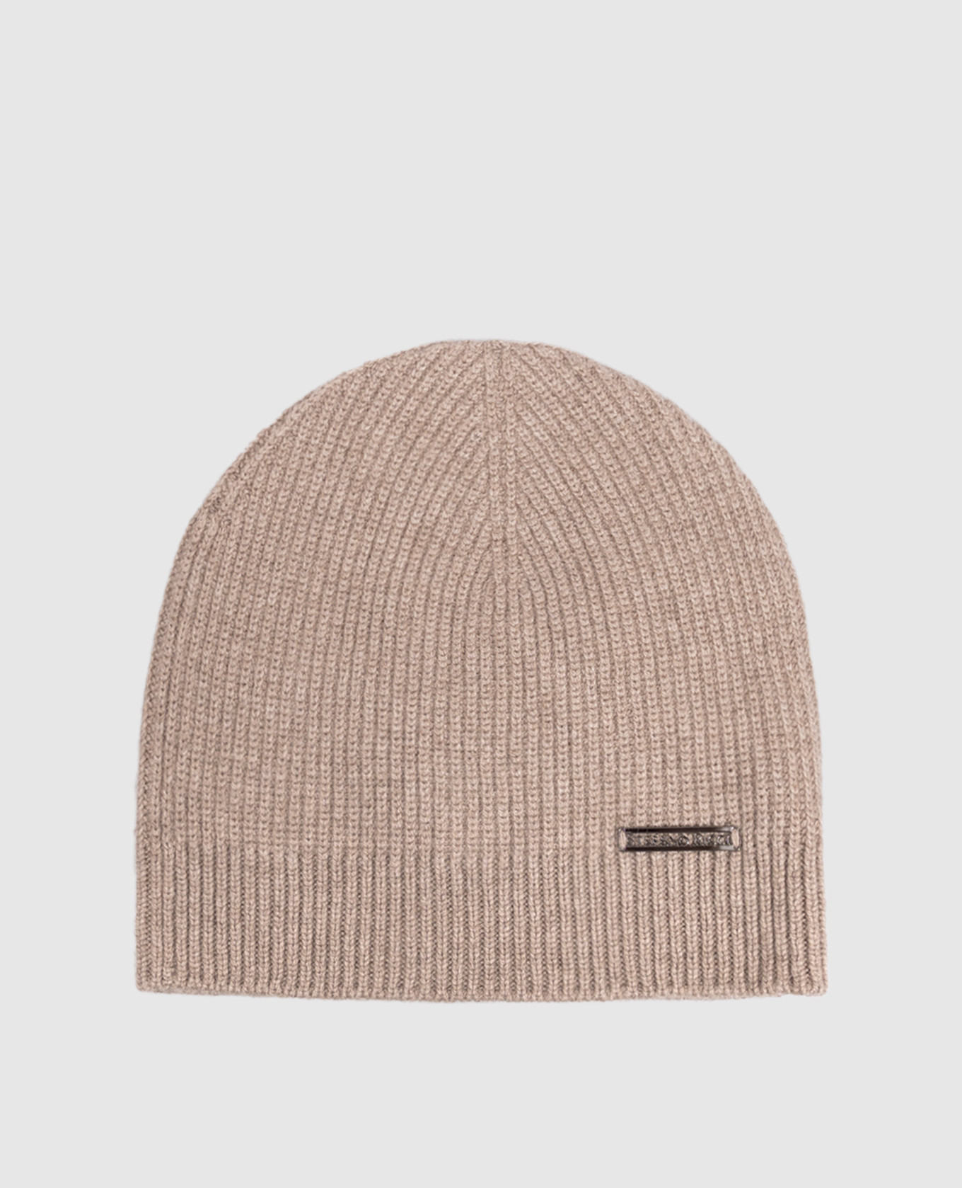 Brown cashmere hat