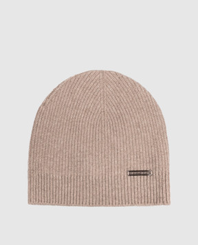 Stefano Ricci Brown cashmere hat K202022CUFF26391