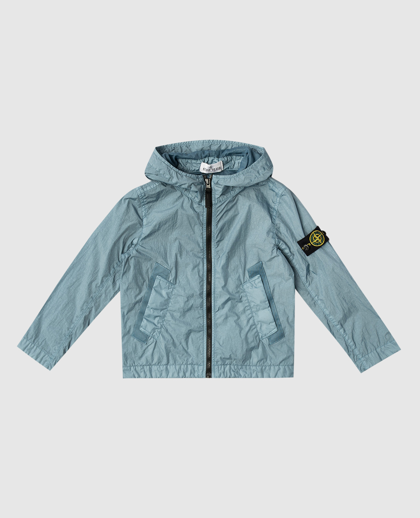 

Children's blue jacket with logo Stone Island, Light blue