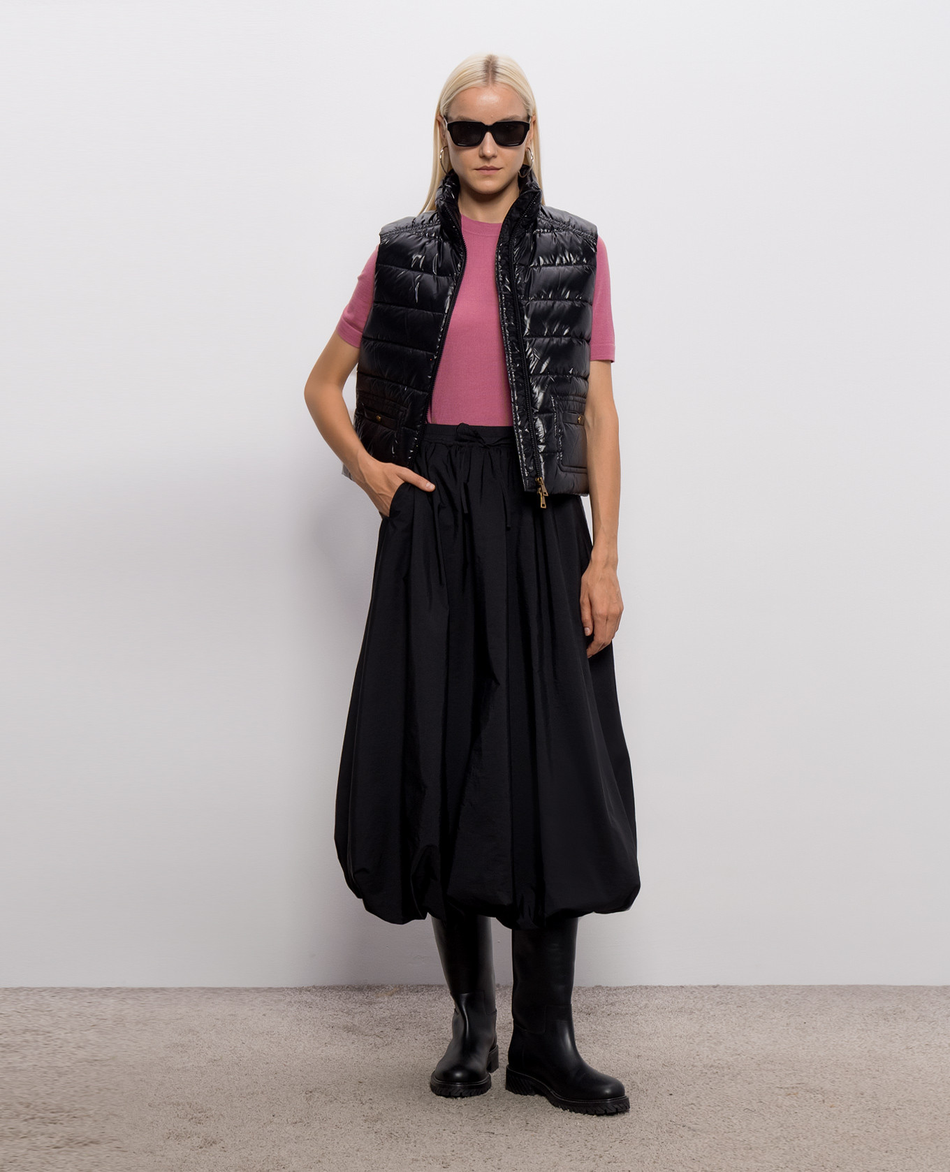 Pink TAPIOCA top made of wool, silk and cashmere Max Mara Weekend 2