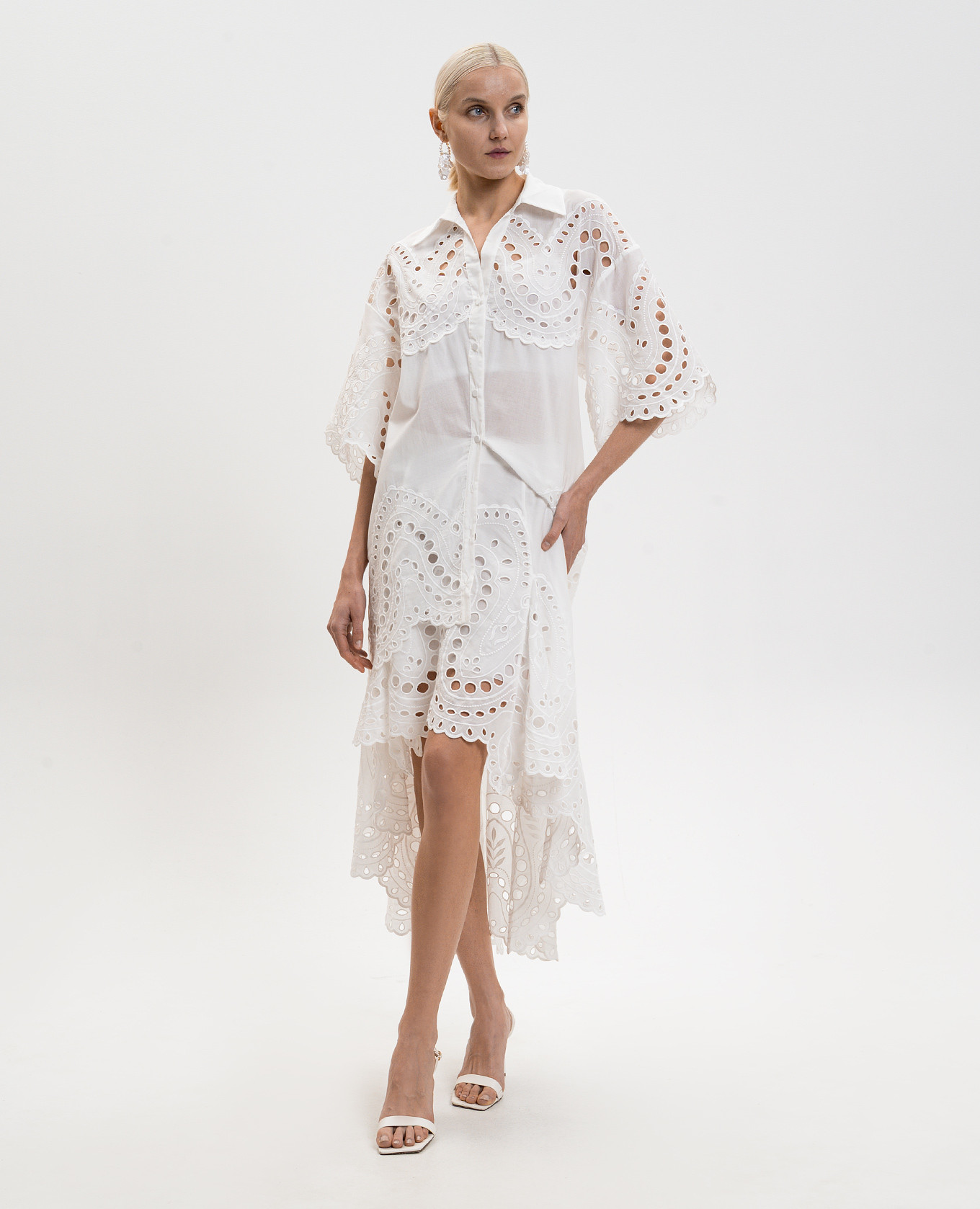 

White asymmetric skirt Finn Charo Ruiz