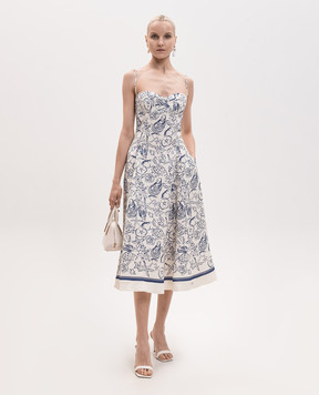 Simkhai Analise ivory linen dress 3261251SW