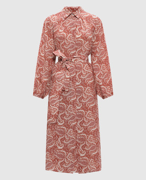 Max Mara Weekend Pink UBICATO silk shirt dress WKDUBICATO