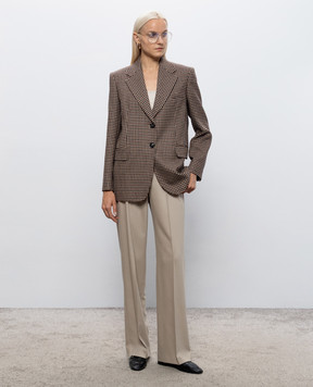 Max Mara SALICE checked wool jacket MSTSALICE