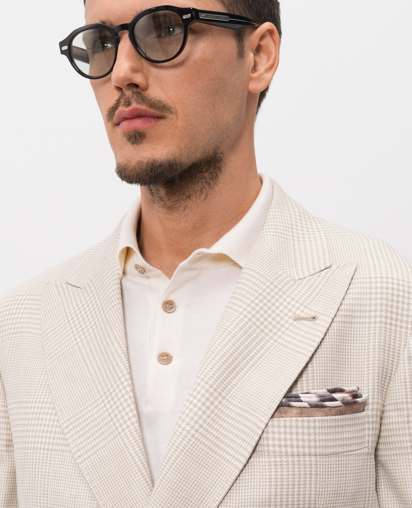 Double-sided pachet scarf with edging Brunello Cucinelli 2