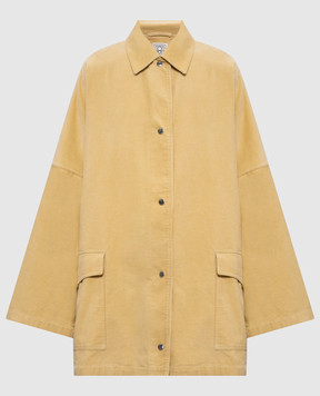 Toteme Beige corduroy jacket 261WRO0269FB0554