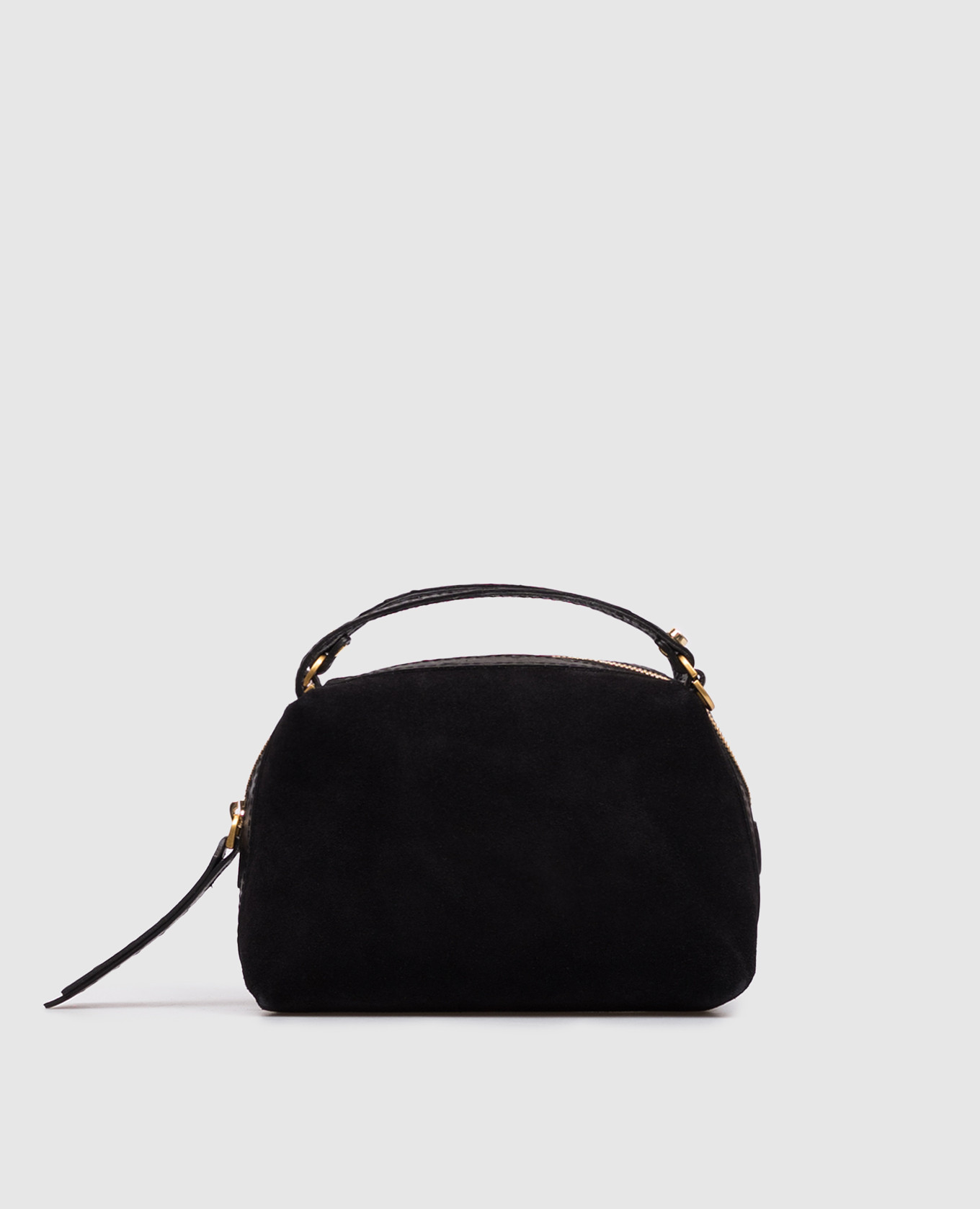 Black suede bag Alifa