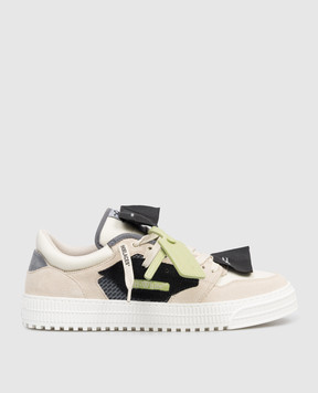 Off-White Beige 3.0 Off Court combo sneakers OMIA29KS26LEA002