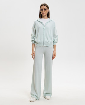 Allude Green wool and cashmere sports jacket 26217700