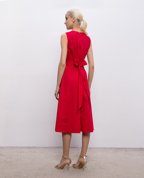 Twinset Red dress with metal logo 261TT2161