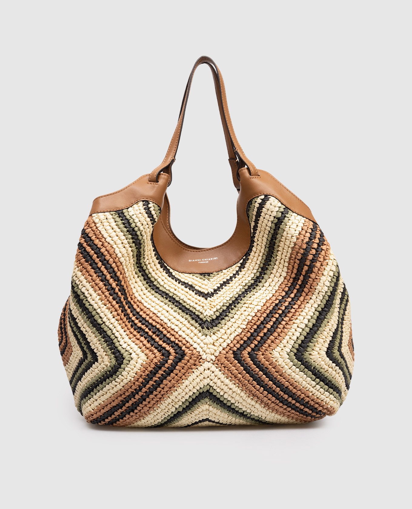 

Dua beige raffia tote bag Gianni Chiarini