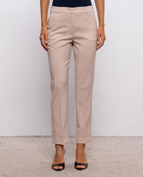 Max Mara Weekend Beige DCANON wool pants WKDCANON