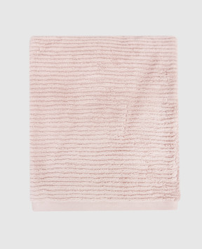 L'appartement Pink striped Slim terry towel SLIMRIBHANDTOWEL