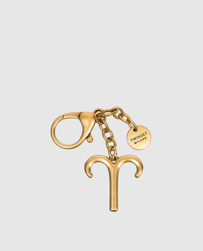Twinset Aries golden keychain 999TL8020