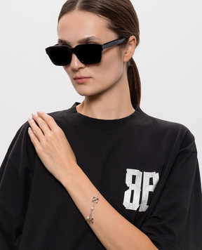 Off-White Silver chain bracelet OWOA12VS26MET001