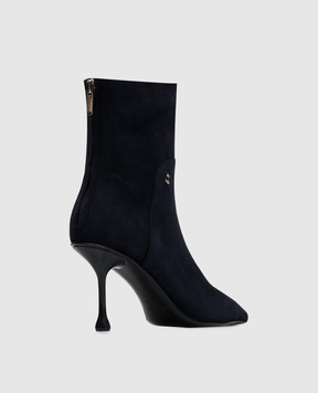 Jimmy Choo Blue suede ankle boots CYCAS CYCASAB80SUE