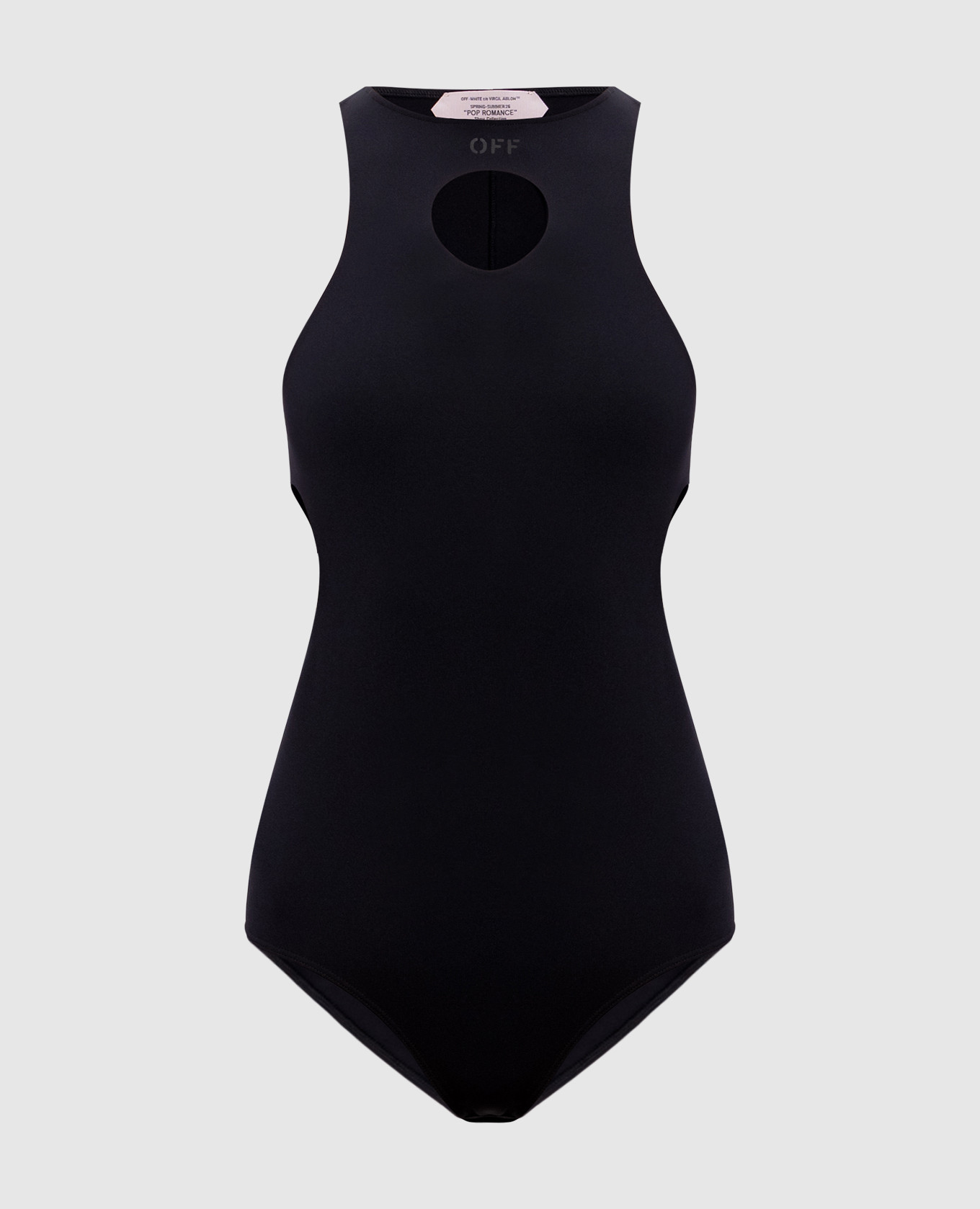 

Black bodysuit with figure-hugging cutouts Off-White