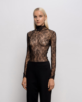 Valentino Black lace bodysuit 9B3MR02MAAA