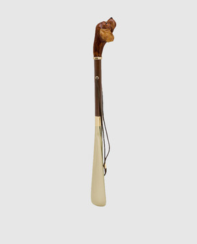 Pasotti Brown horn with a cocker spaniel handle PFPEXXK46