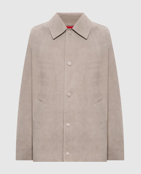 Max & Co Grey suede jacket BOEMIA MCOBOEMIA