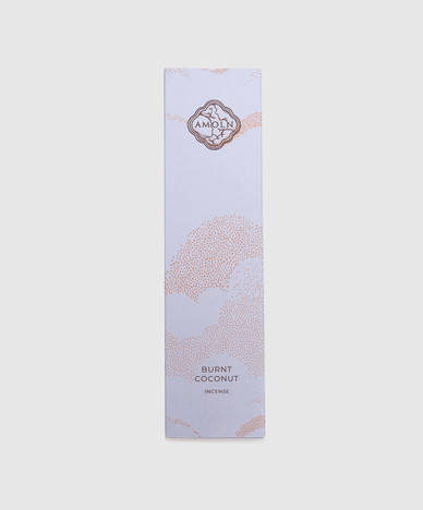 Burnt coconut incense sticks