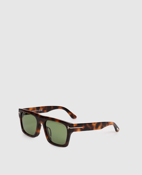 Tom Ford Cyrus brown monogram sunglasses FT1337F