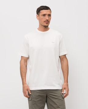 Woolrich White T-shirt with logo print CFWOTE2012MRUT5334
