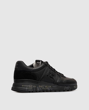 Premiata Black leather Lander sneakers LANDER8659