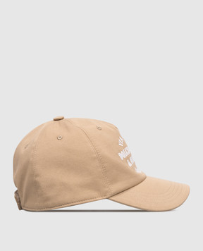 Dolce&Gabbana Children's brown cap with logo embroidery LB4H80LY110
