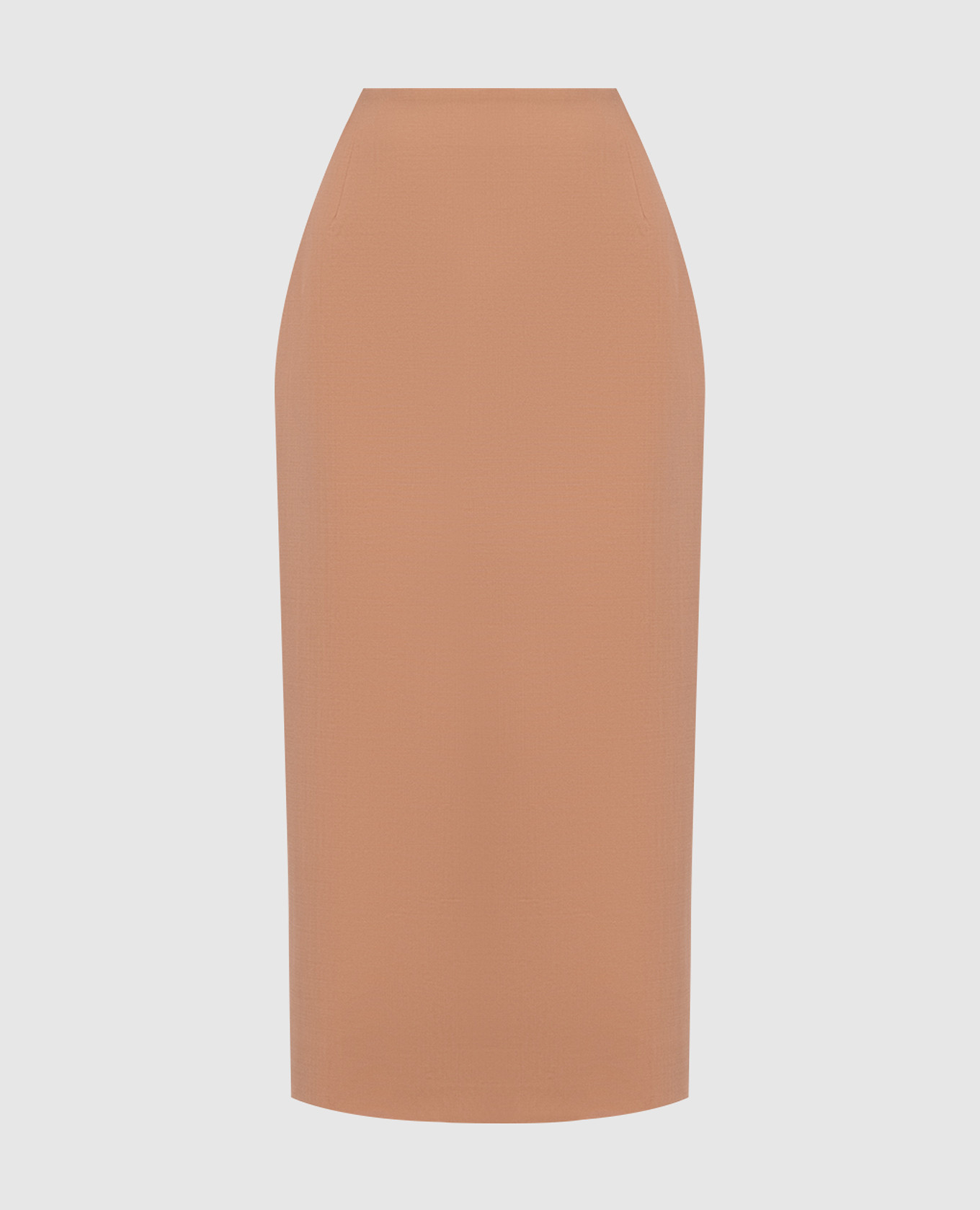 

Brown pencil skirt midi with wool Thierry Mugler