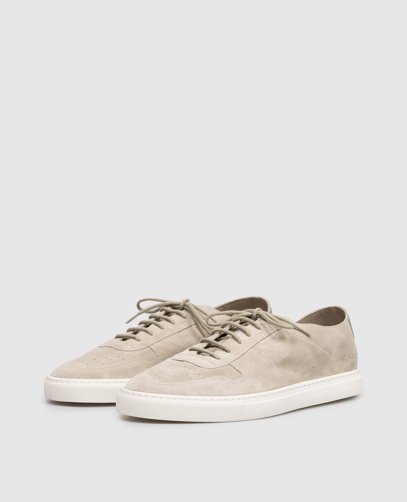 

Beige suede Bball sneakers Common Project