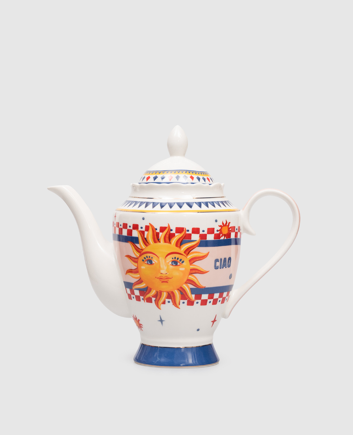 

White porcelain teapot Ciao Baci Milano