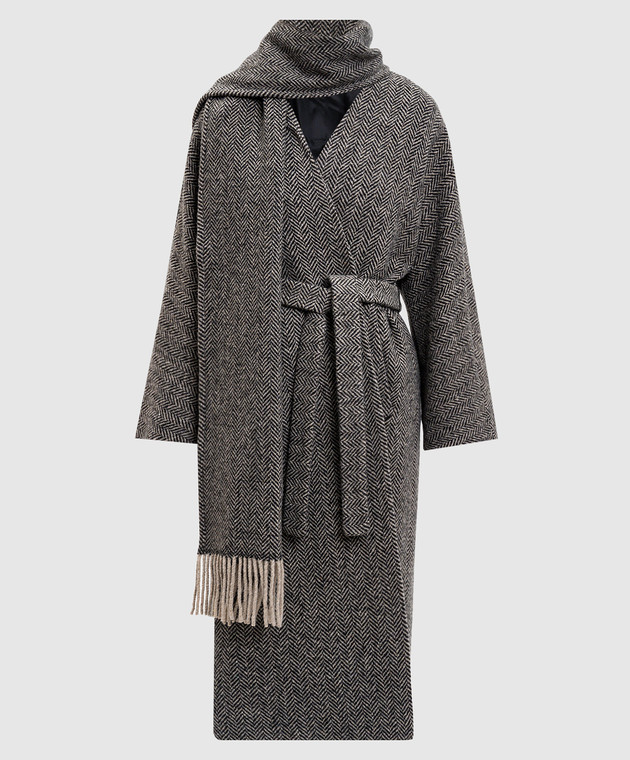 Max Mara Weekend - ZENICA wool coat with scarf ZENICA - shop with