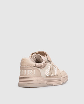 AMIRI Beige leather Skyline sneakers AMSNSN1093