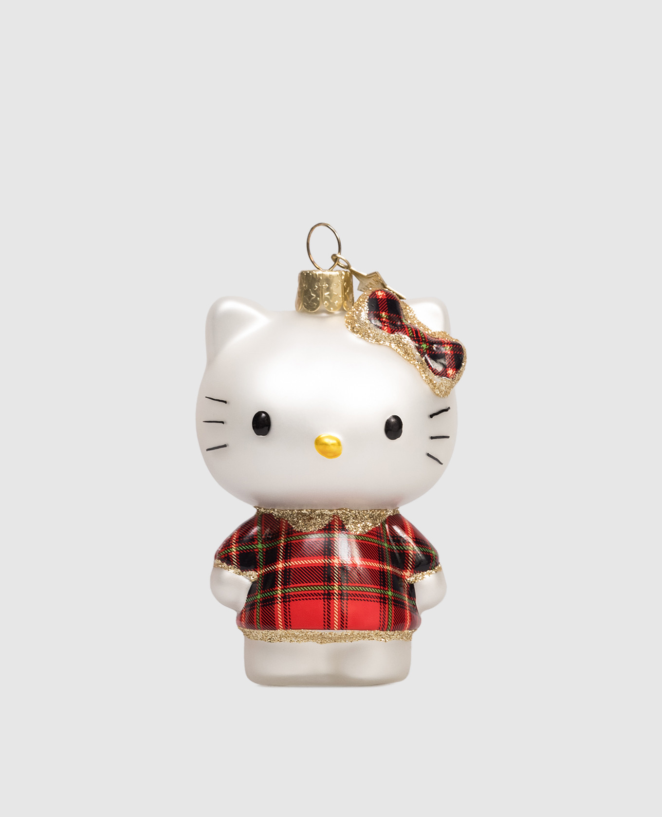 

Hello Kitty Scottish dress Christmas tree decoration Vondels, White