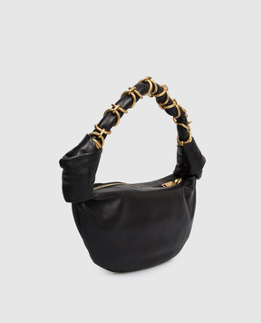 Saint Laurent Black leather hobo bag AMALIA 862558AACX7