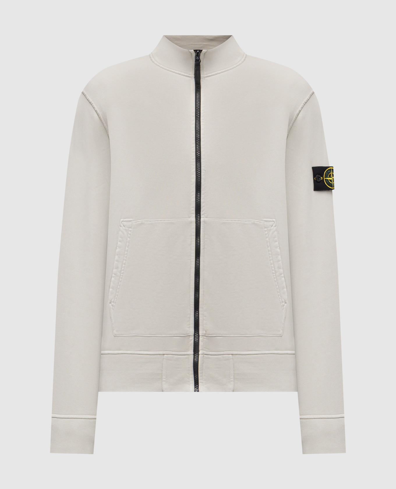 

Grey sports jacket with logo Stone Island