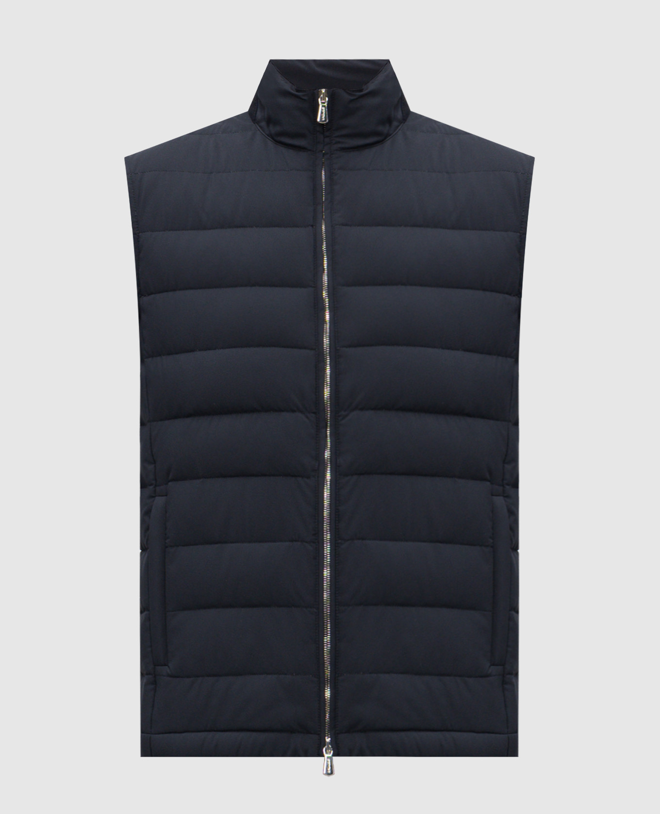 

Blue down quilted vest Enrico Mandelli